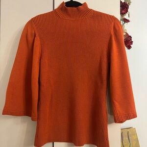 Wolford Vibrant Orange Turtleneck Sweater